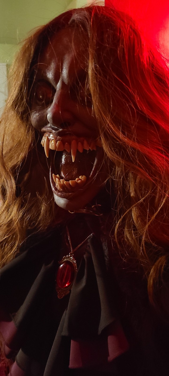 Life-Size Full Body Countess Dracula Female Vampire Prop - Halloween - Horror