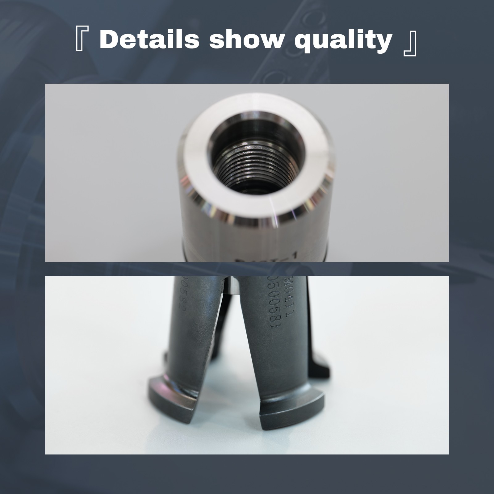 BT40-45° External Thread Spindle Pull Claw Gripper Mass Production Alloy Steel