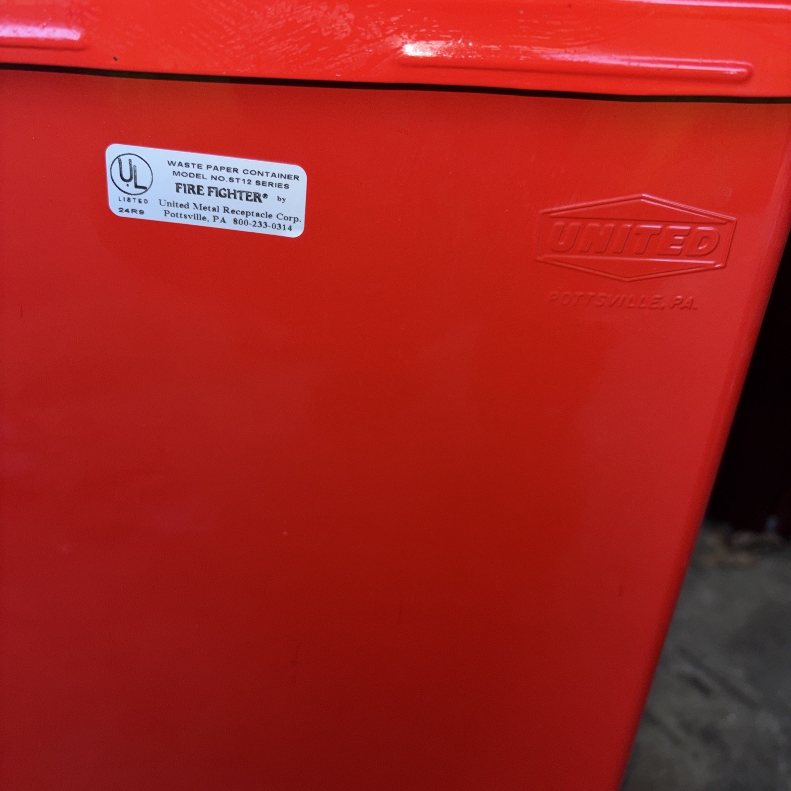 United. STEP CAN DEFENDERS fire fighter