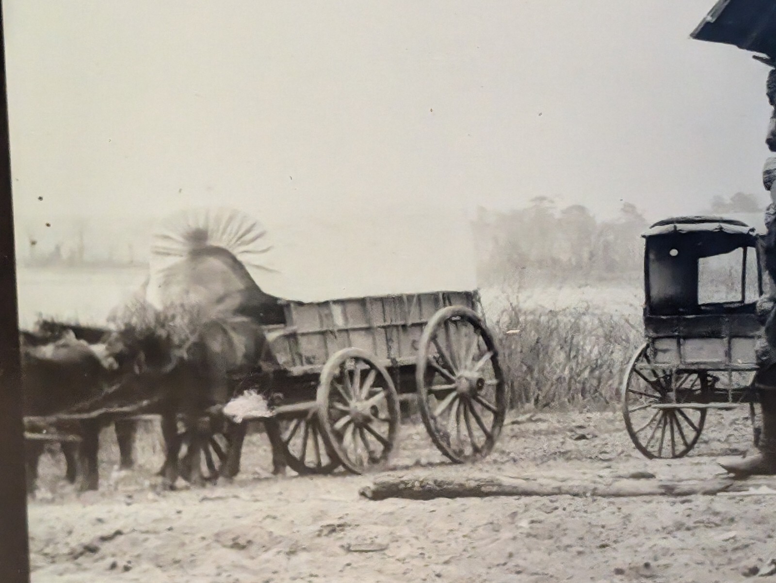 VTG Photo Adams Express For The Army Of The James Civil War Soldiers Framed