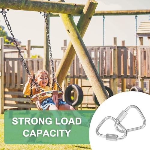 Quick Chain Link Connector, Stainless Steel Locking Repair Chain M4（5/32"）