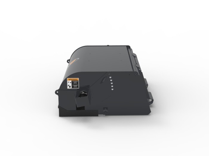 72" Hydraulic Skid Steer Pickup Box Broom Sweeper Bi-Directional Broom Bucket