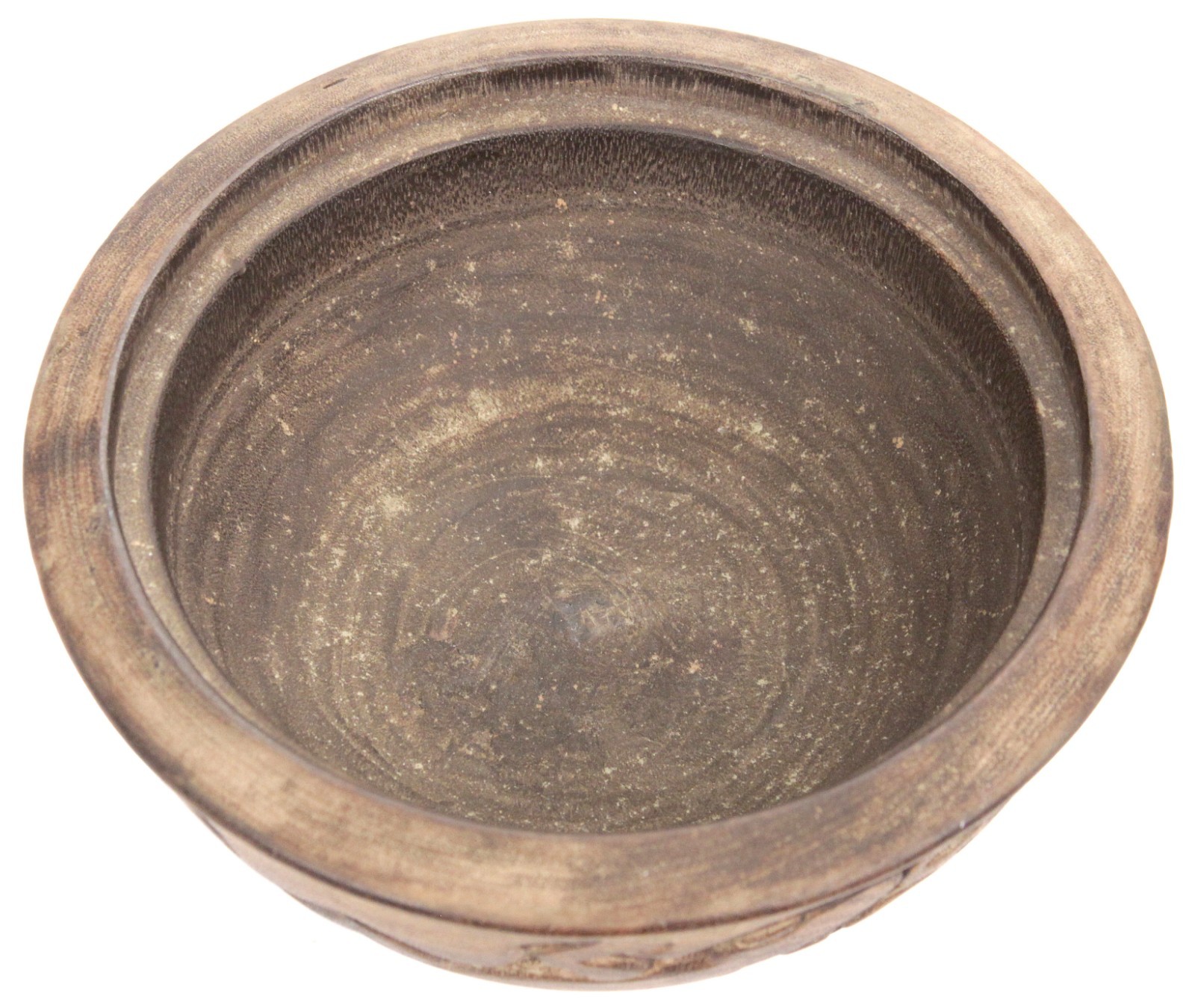 Vintage Carved Wooden Indonesian Dayak Bowl Borneo Lizard Ethnographic Carving