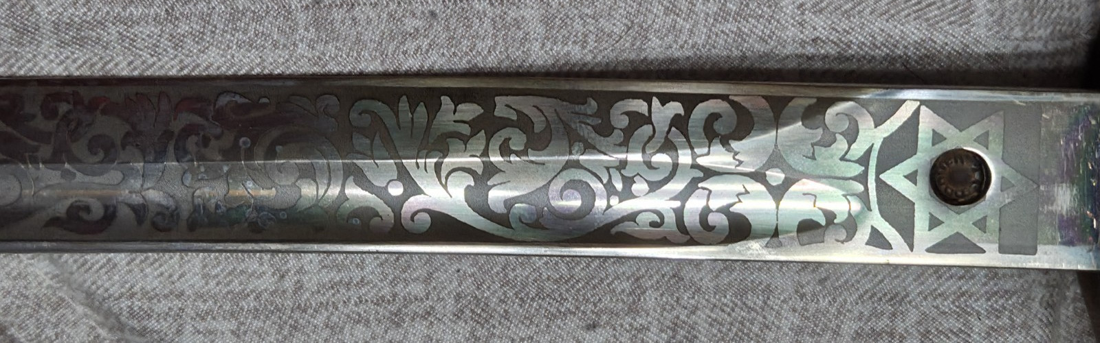 Hilborn Hamburger Solingen US Marines Officer Dress Sword Used