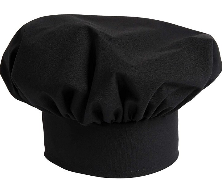 Uncommon Threads Unisex Twill Chef Hat Black One Size New Free Shipping