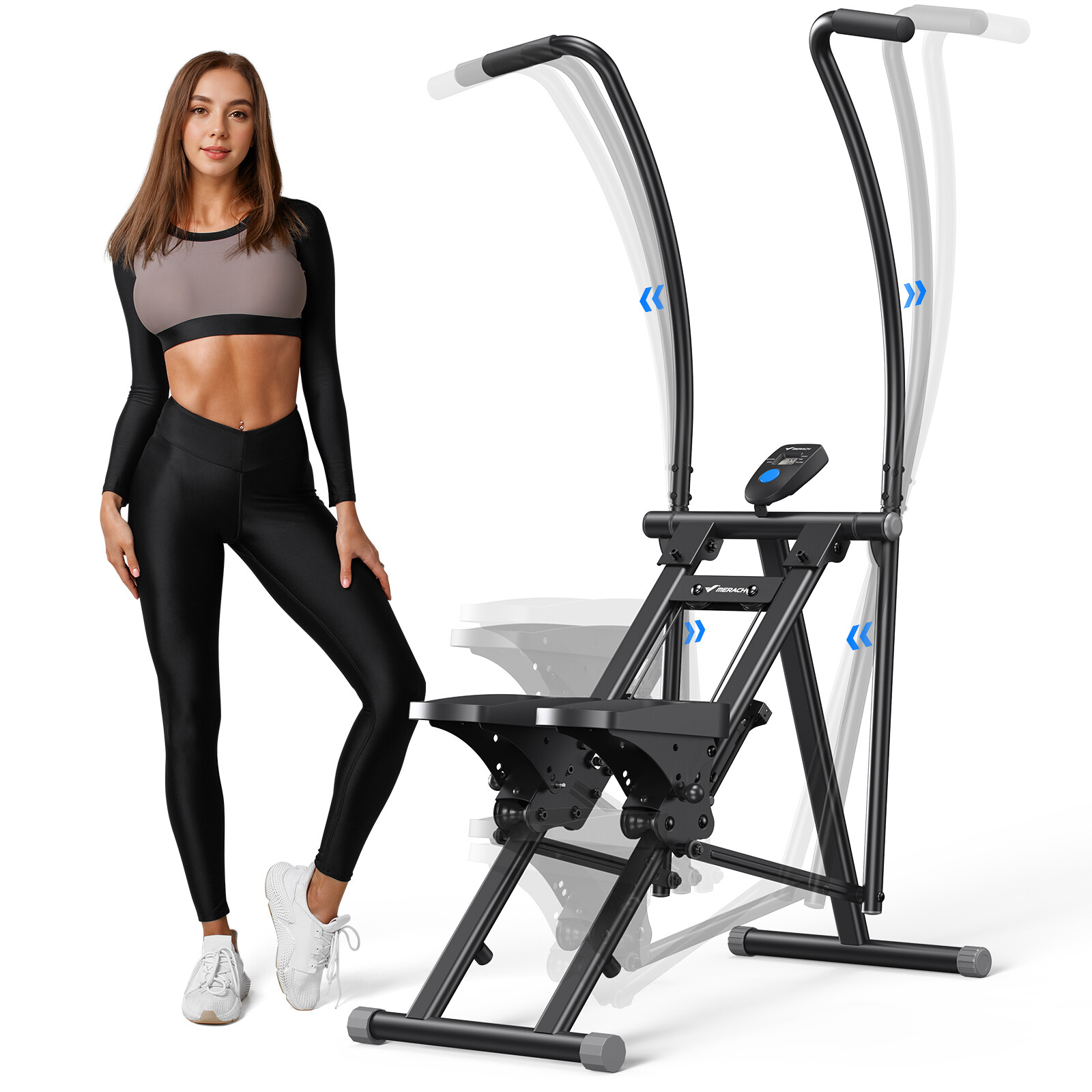 MERACH Stair Stepper Exercise Vertical Climber Machine for Fullbody Home Gym