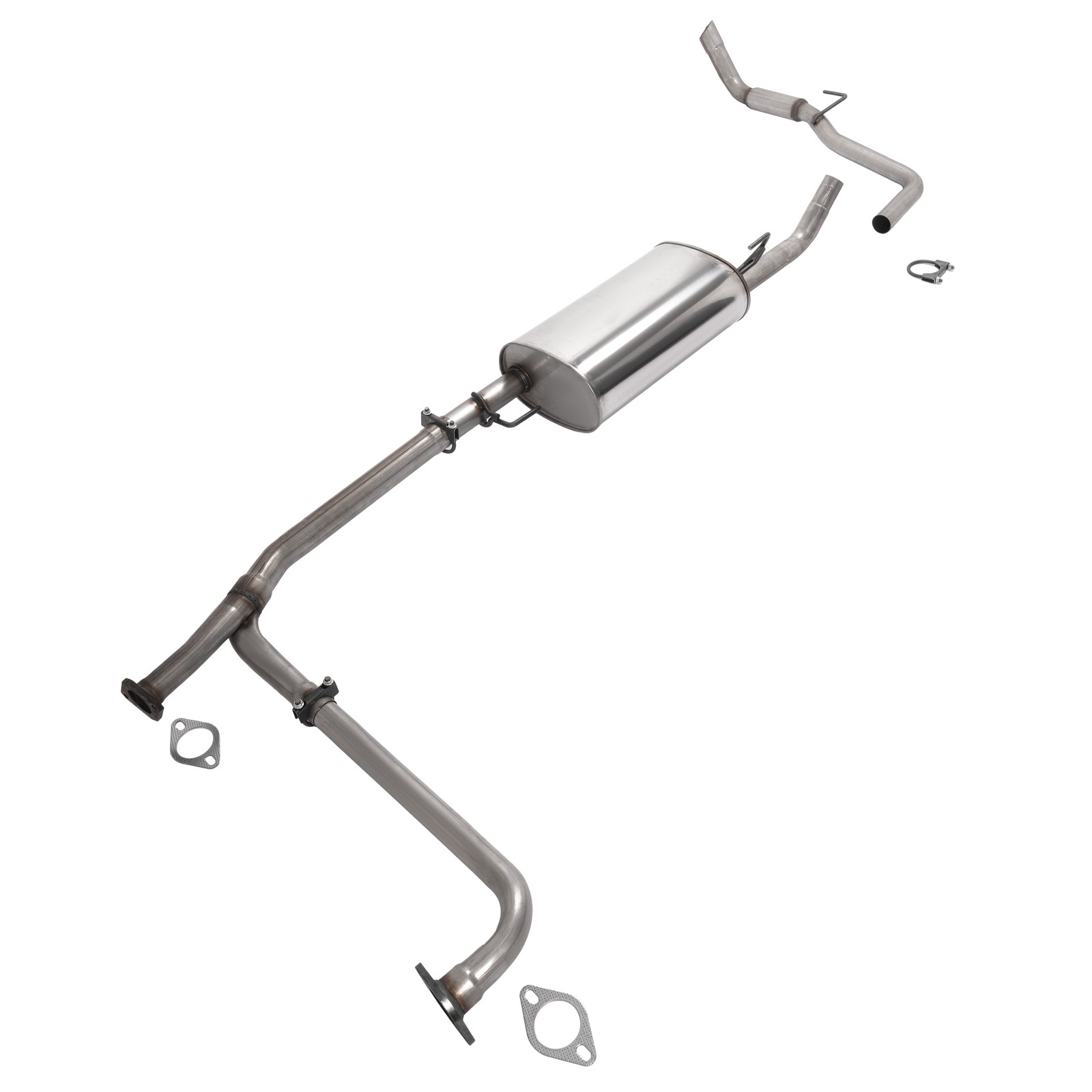 For 2007-2019 Nissan Frontier 4.0L Resonator Muffler Exhaust System Assembly