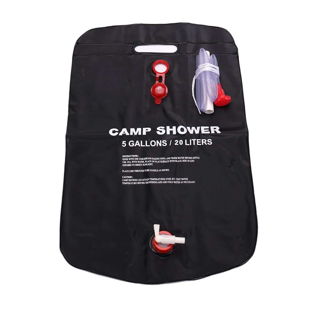 20L Water Bags Outdoor Camping Shower Bag Solar Heating Portable Folding Hiking