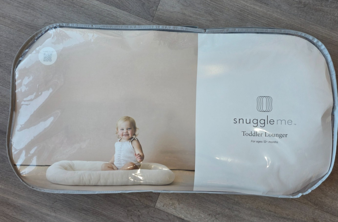 Snuggle Me Toddler Lounger Organic 100% Cotton Cover Bluebell NEW