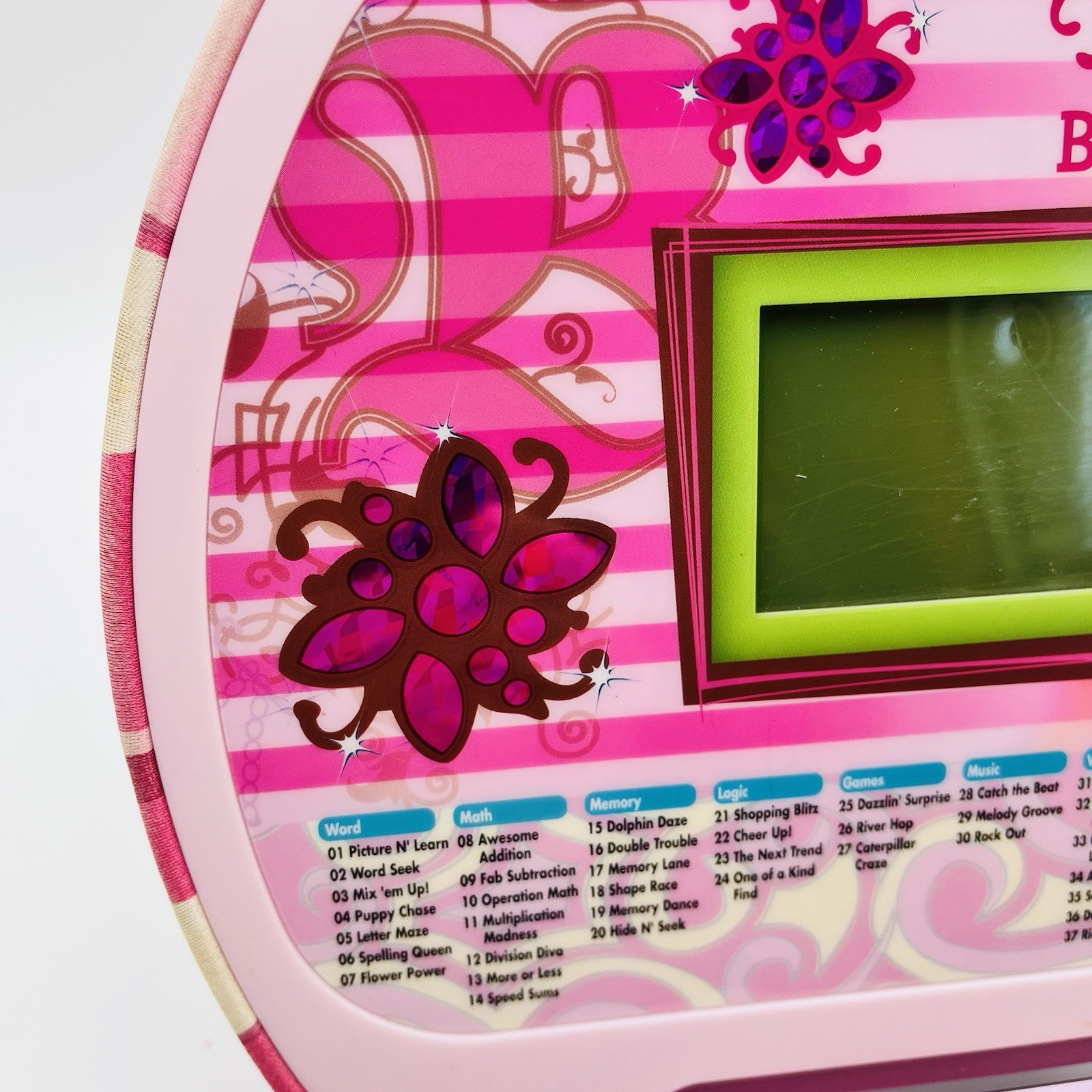 Barbie B-Book Learning Laptop by Oregon Scientific Tested Works Vintage Toy Read