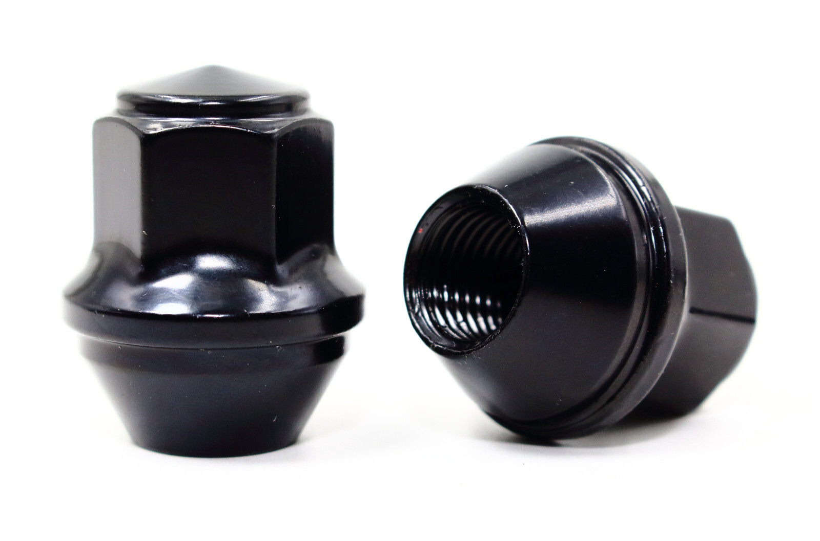 Set 20 14x1.5 Black Factory Style Lug Nuts ACPZ1012M ACPZ1012D Ford Edge Mustang