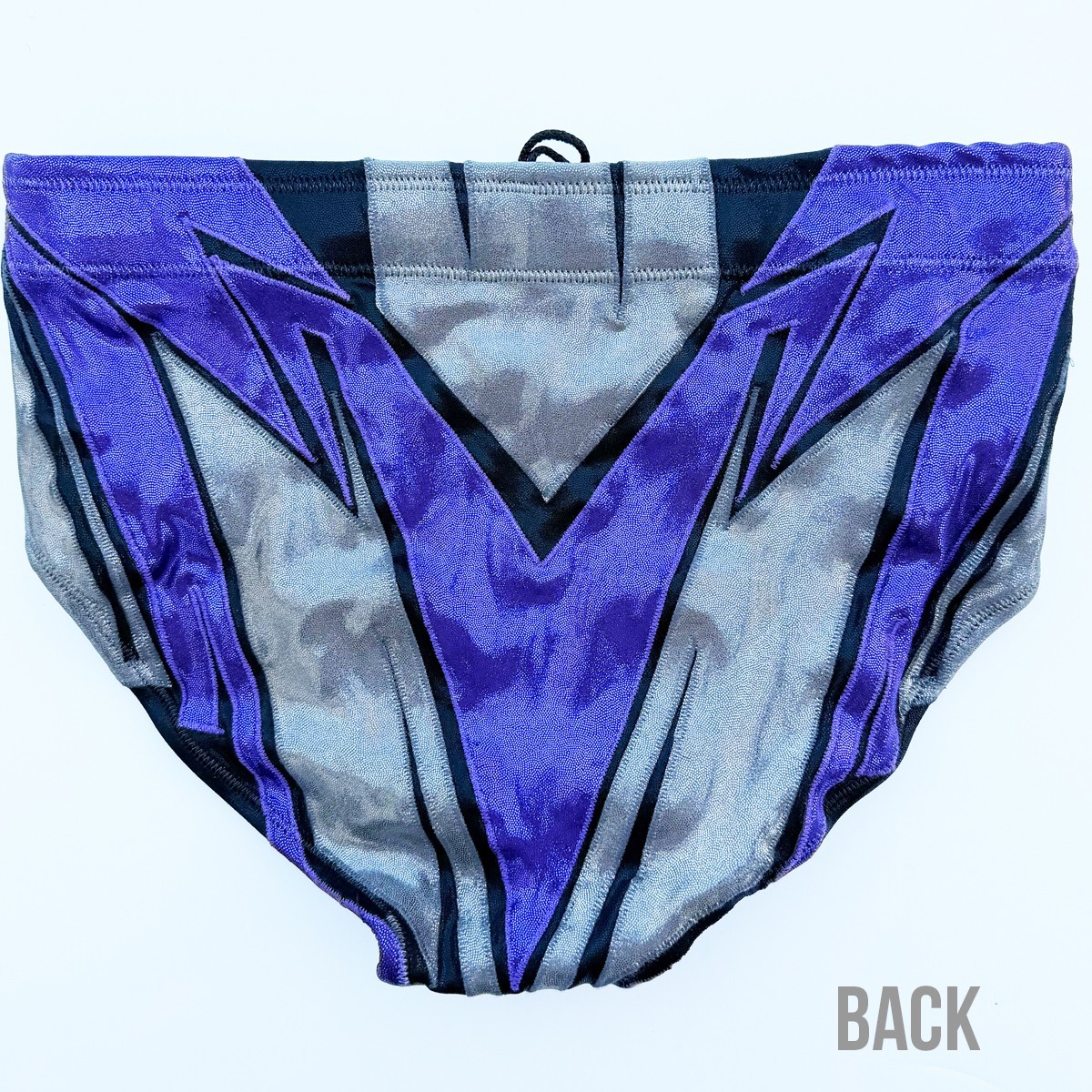 Pro Grade Custom Wrestling superior black purple gray wrestling gear tights