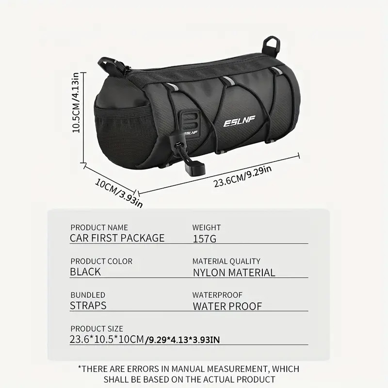 Waterproof Handlebar Front Tube Bag Multifunctional Portable Bag Road-Bike MTB