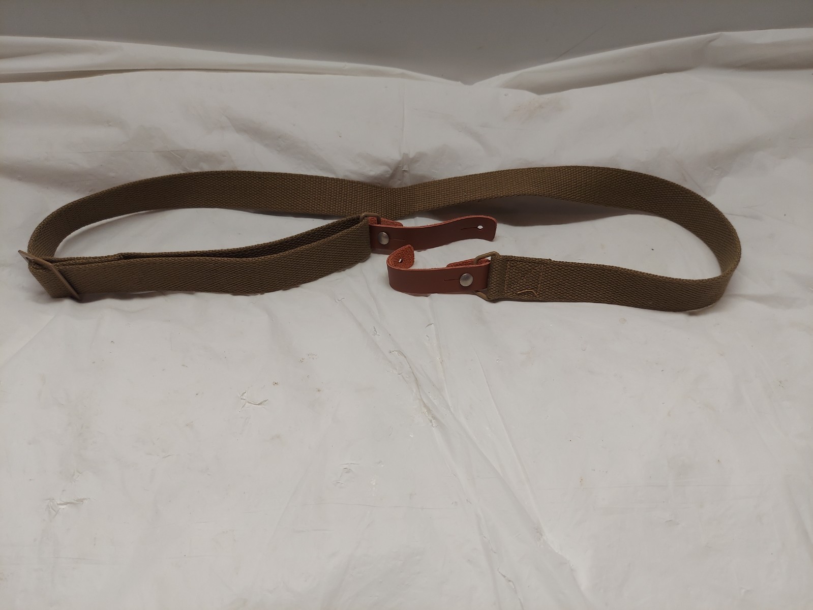 Chinese Military Style SKS Sling Canvas Strap Type 56 Khaki Wide Ends New
