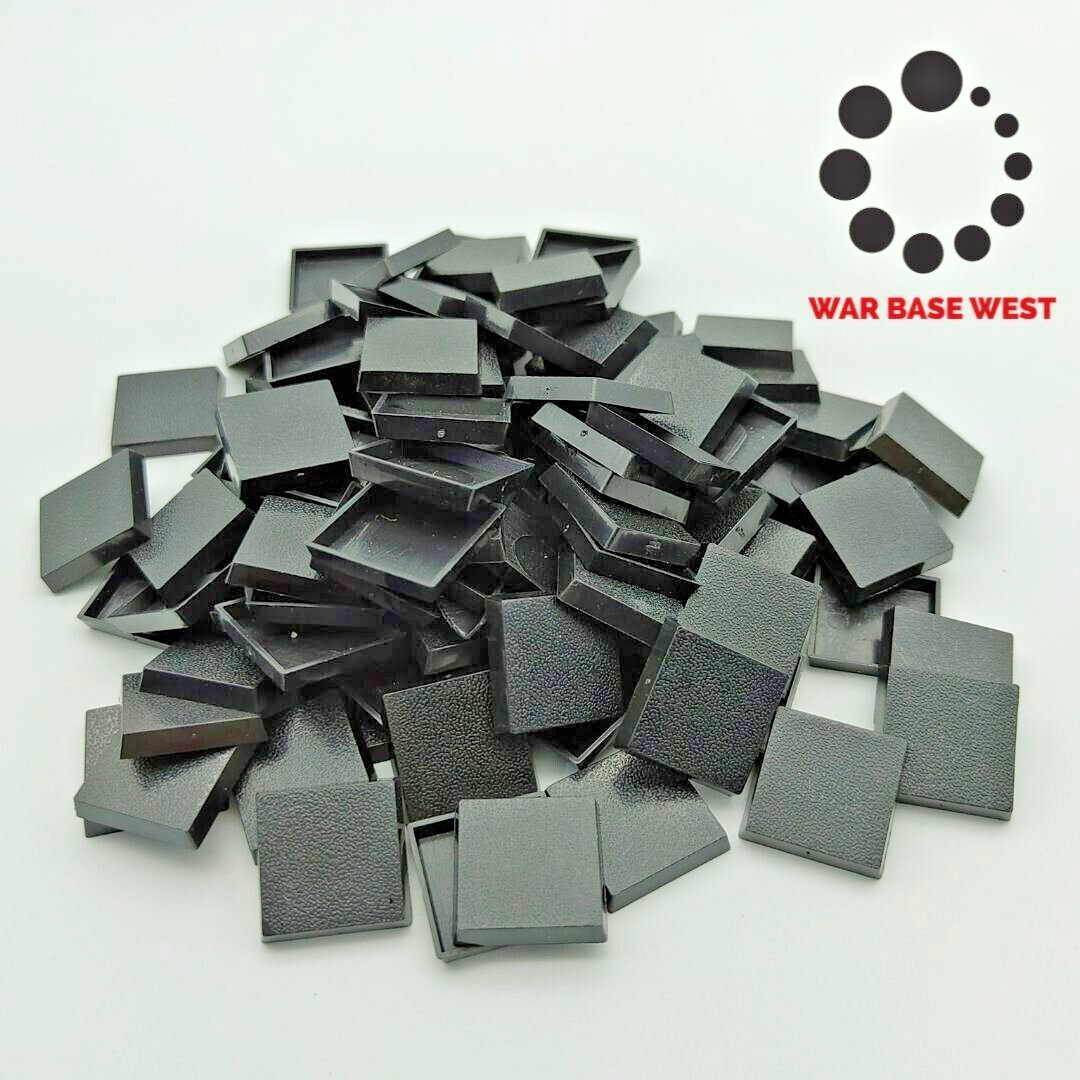 Lot Of 100 20mm Square Bases Used For Warhammer Fantasy Empire Skink Skaven