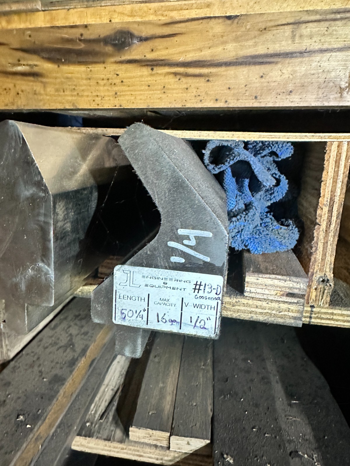 Press Brake Gooseneck Punch Die 36" Long 1/2" Wide Finger