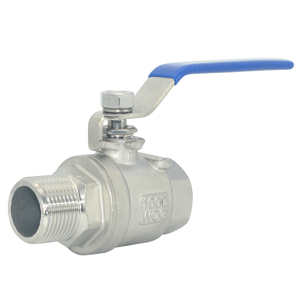 3/4" MALE to Female Ball Valve Stainless steel 304 NPT Full Port US Stock