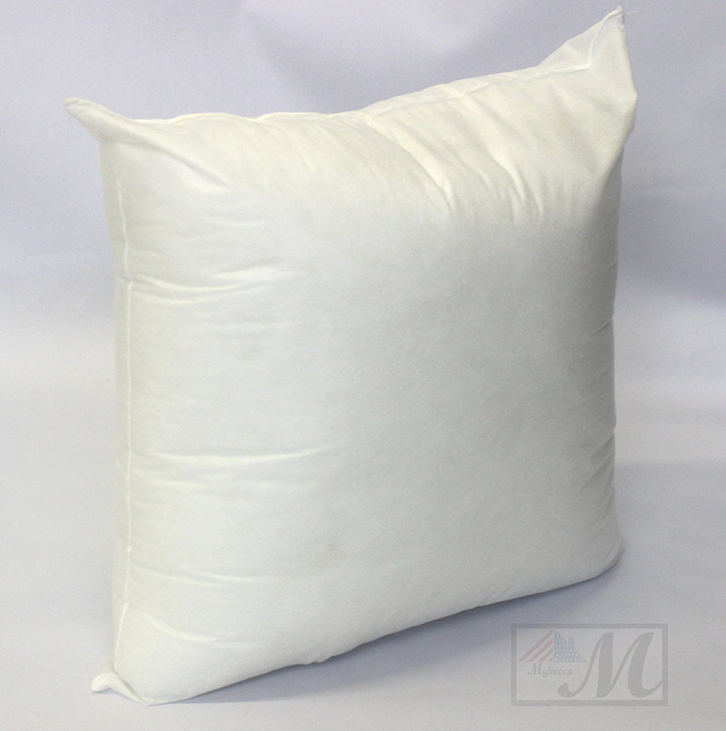Mybecca New Hypoallergenic Square Euro Pillow Form Insert ALL SIZES Made In USA