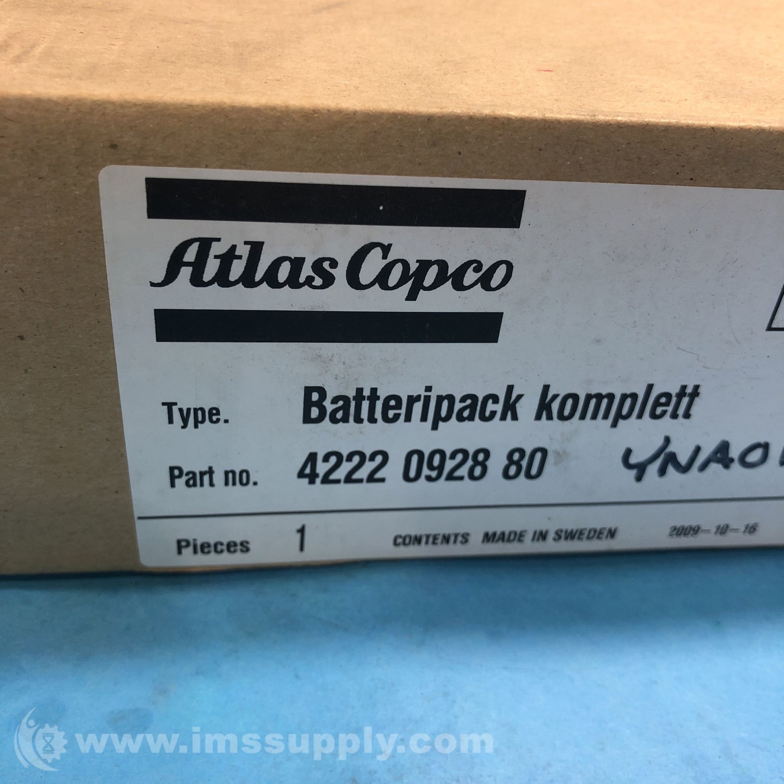 Atlas Copco 4222 0928 80 Ni-MH Battery Pack FNOB