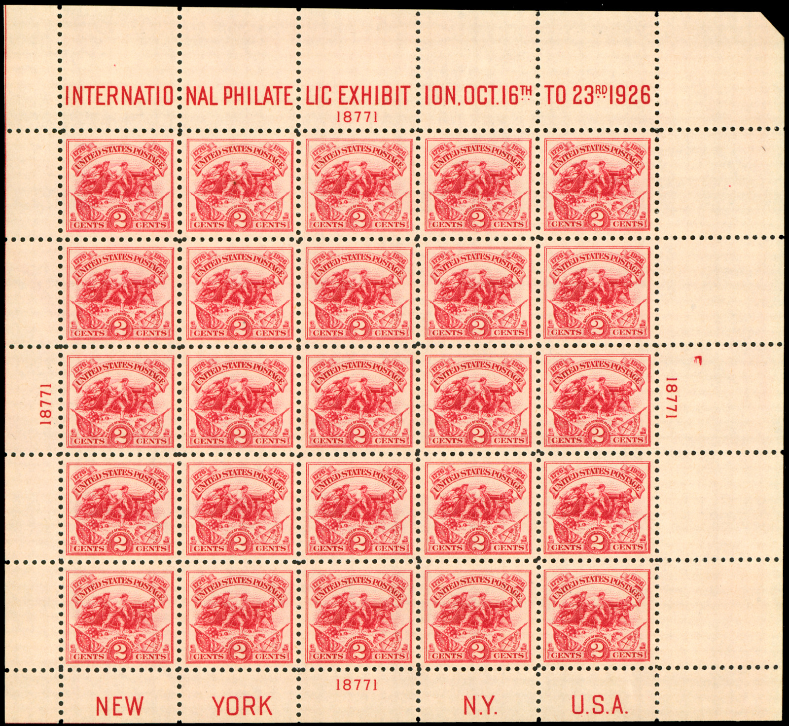 US Scott 629 Mint Never Hinged, Very Fine/Extremely Fine, No Faults, SCV $475.00