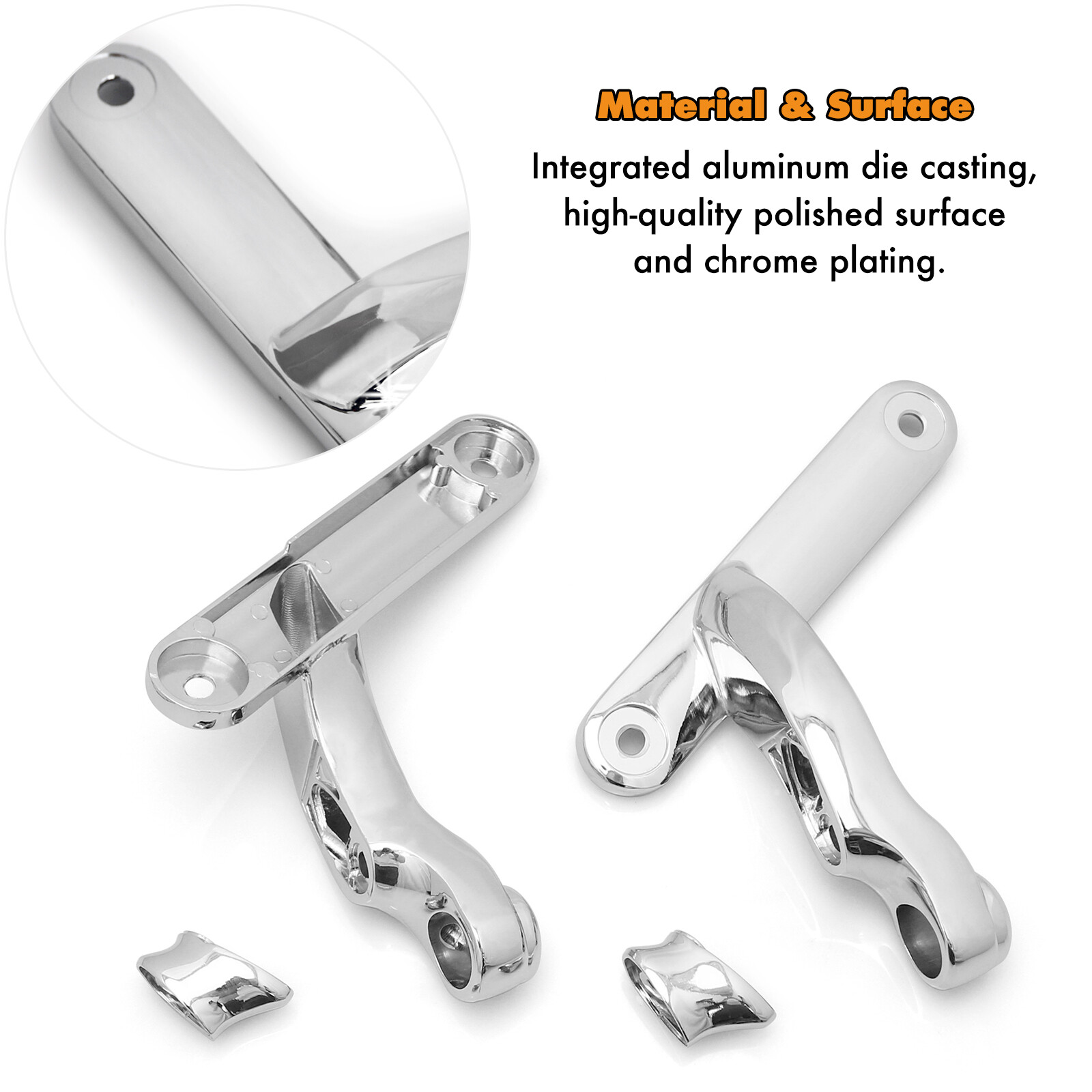 Auxiliary Lamp Fog Turn Signal Light Bracket Mounts For Harley Touring Flhx Fltr