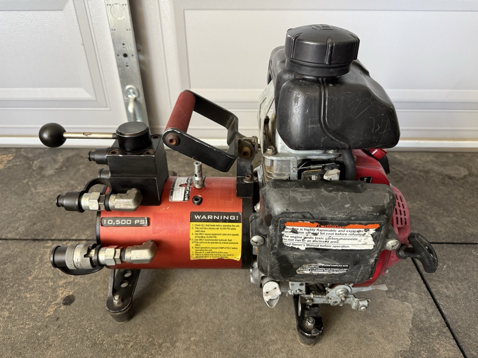 TNT Rescue Systems BT-3.0 Hydraulic Pump Power Unit 10500 PSI