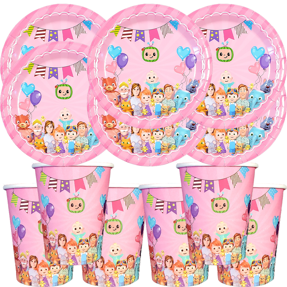 COCOMELON GIRL Birthday Party Decoration SUPPLIES BALLOON cupcake baby SHOWER
