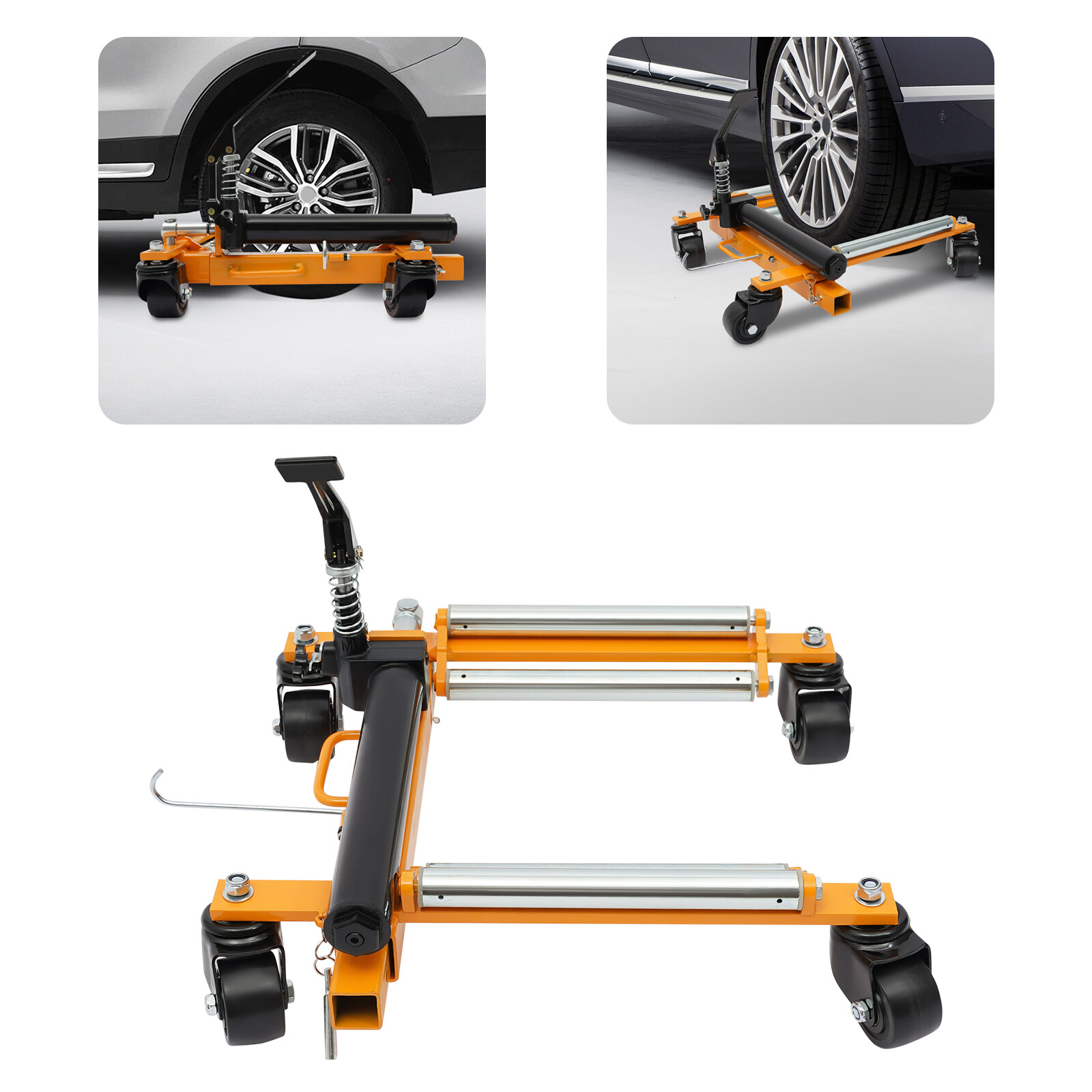 Hydraulic Wheel Dolly 2204 lbs Truck Car Wheel Moving Dolly Auto Tire Lift New