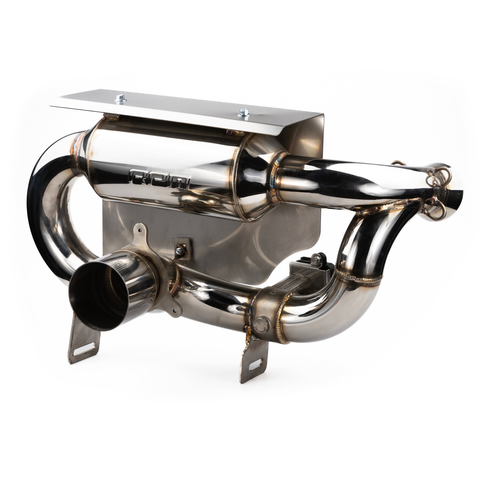 RPM X3 E-VALVE Slip On Exhaust Sport Muffler Can Am Maverick X3 Turbo R & RR