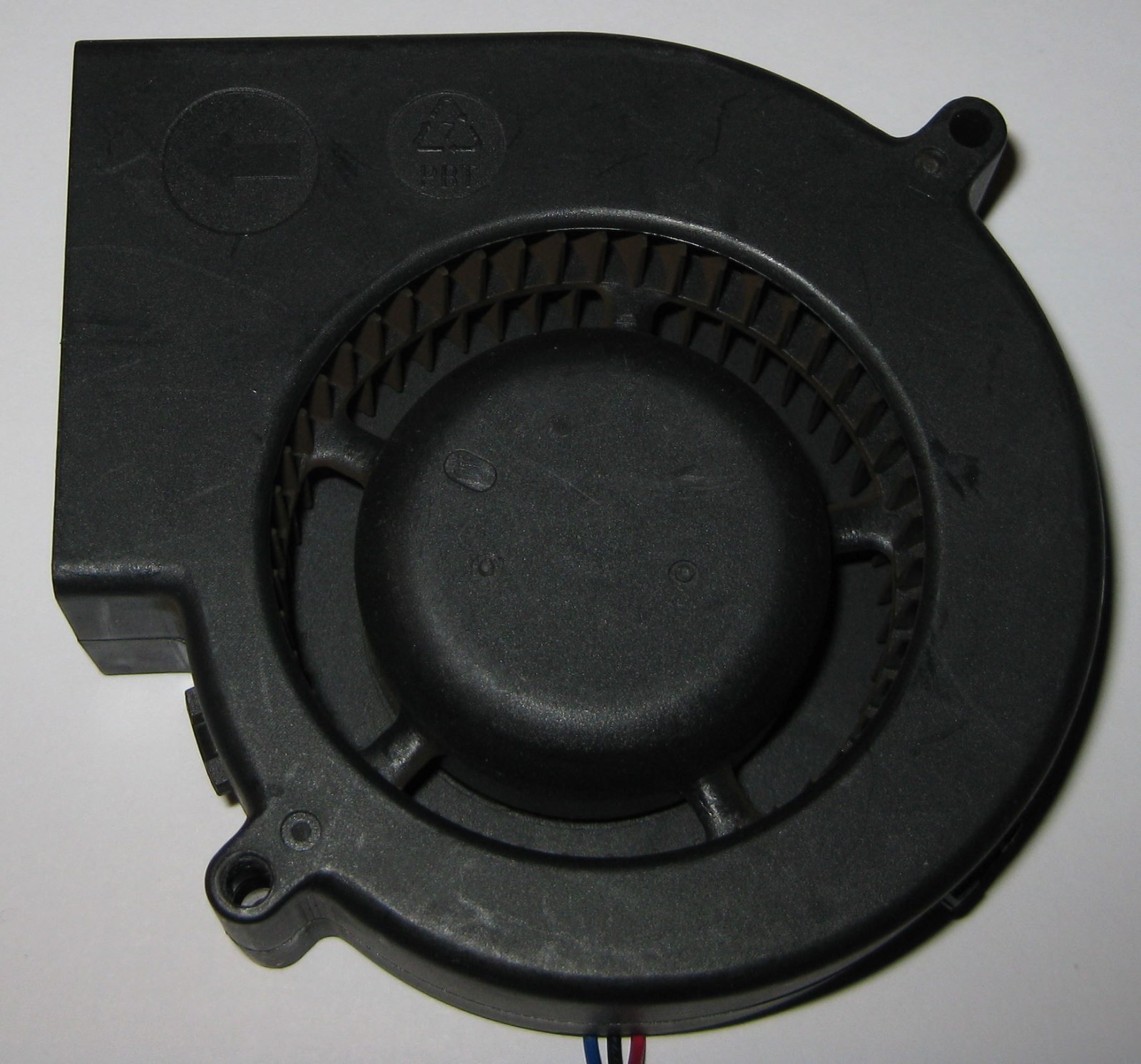 Powerful Delta Blower Fan - 12 V - 97 x 94 mm - 4500 RPM - 1.95" H2O - BFB1012VH