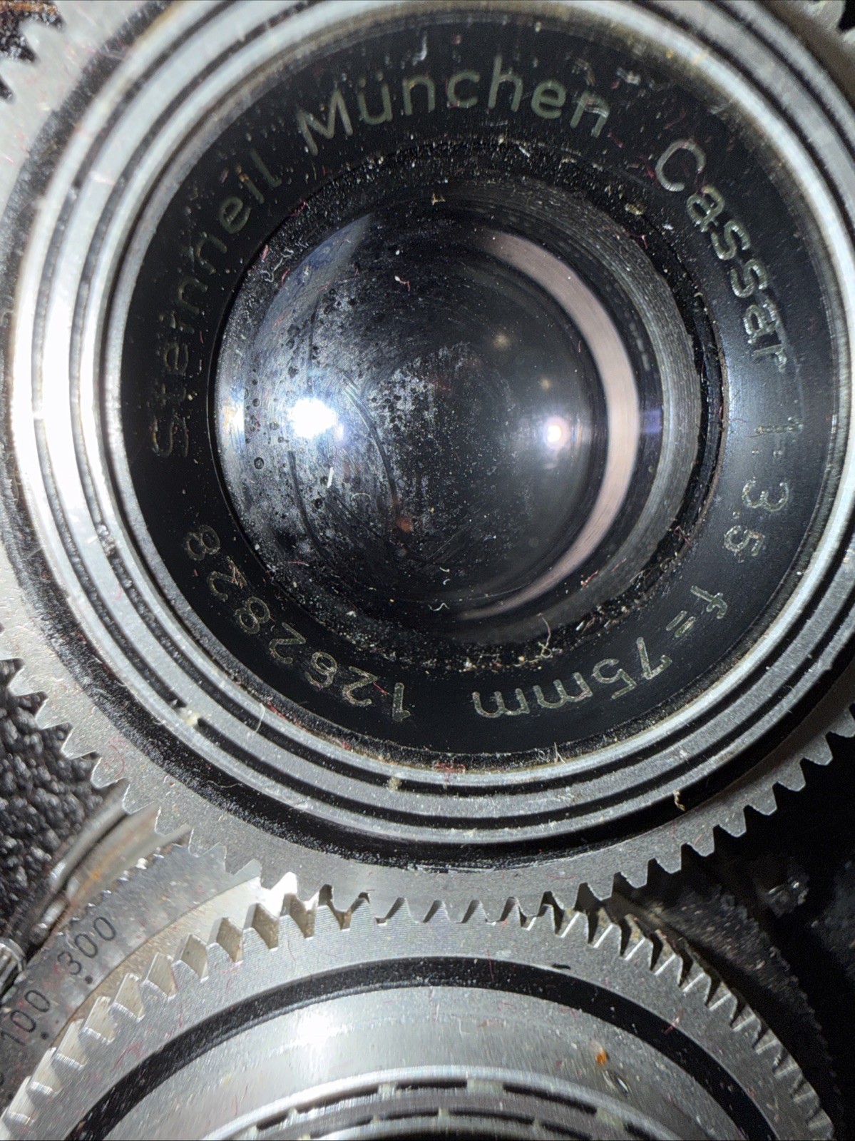 Antique Photina Reflex Camera With Case Untested