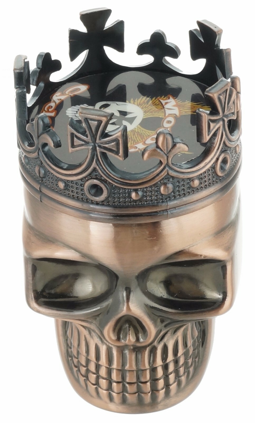 3 Piece Skull Metal Alloy Tobacco Spice Grinder Crusher USA Seller W/ Gift Box