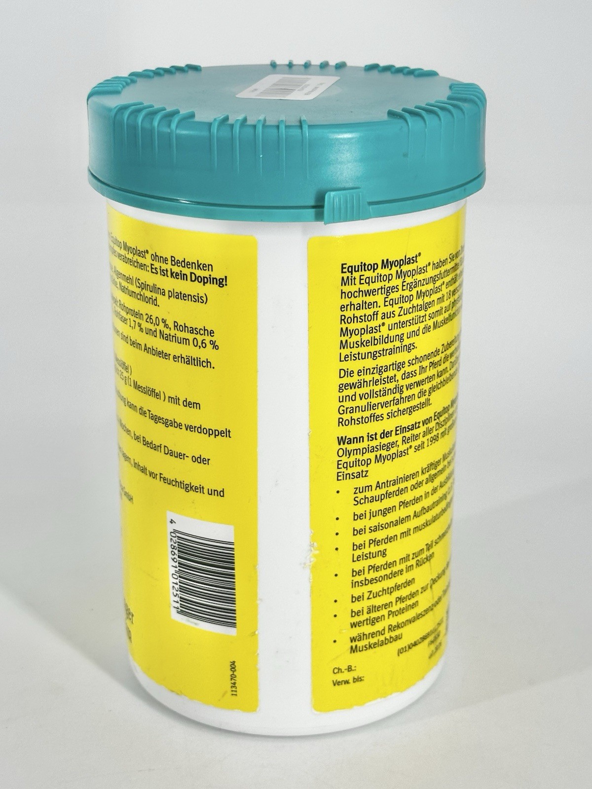 Equitop Myoplast Supplement For Horses 1.5kg By Equitop Myoplast