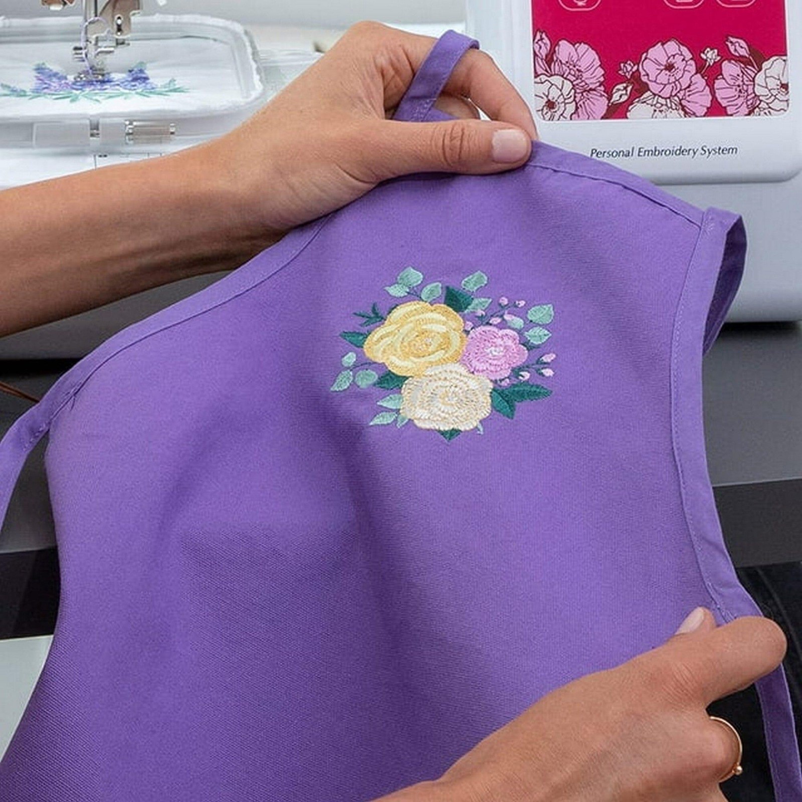 Brother PE545 Embroidery Machine with Hoops & Embroidery Threads