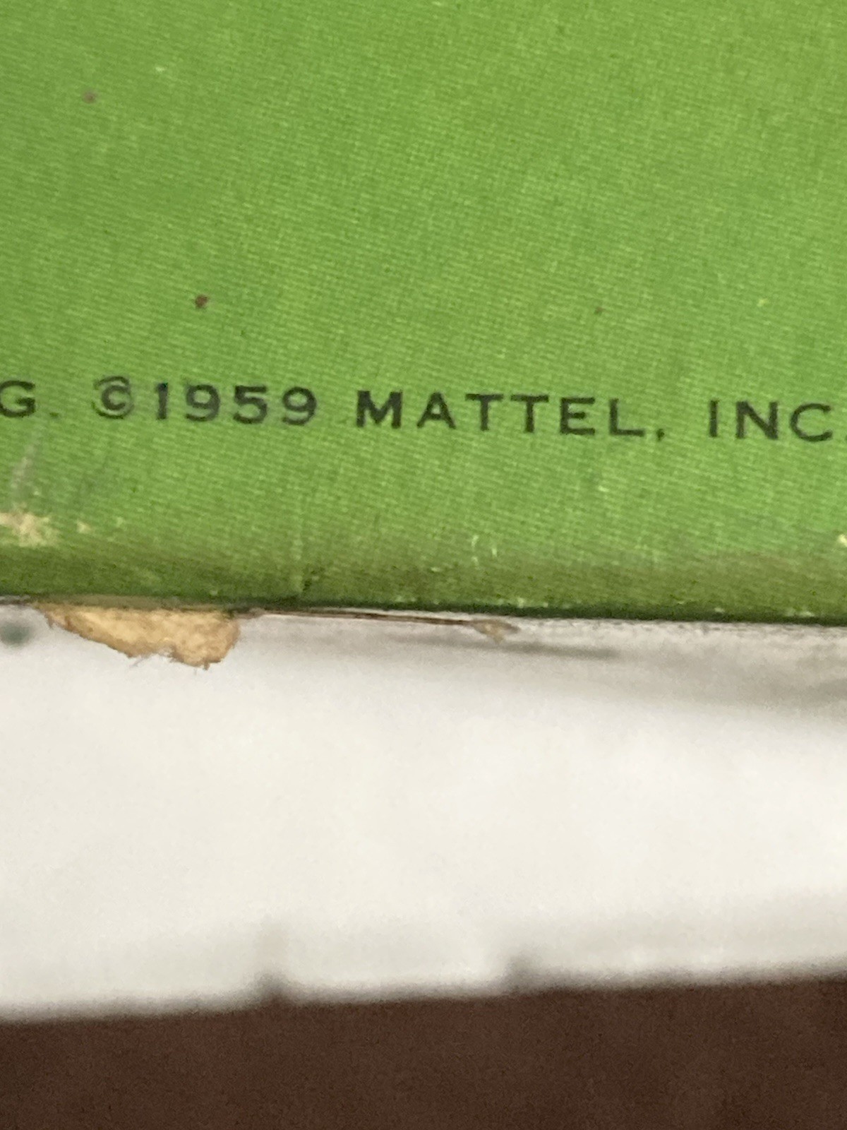 1959 Mattel Shootin' Shell Snub-Nose 38 Toy & Holster, Badge & Papers In Box