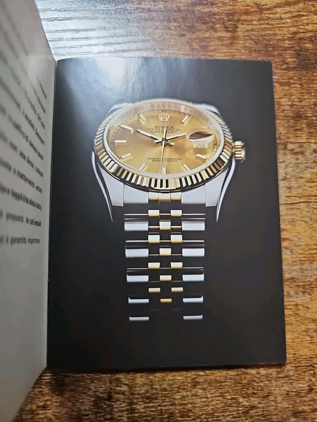 Rolex Datejust Watch OEM English Booklet 1999-2012 Manual Authentic Original
