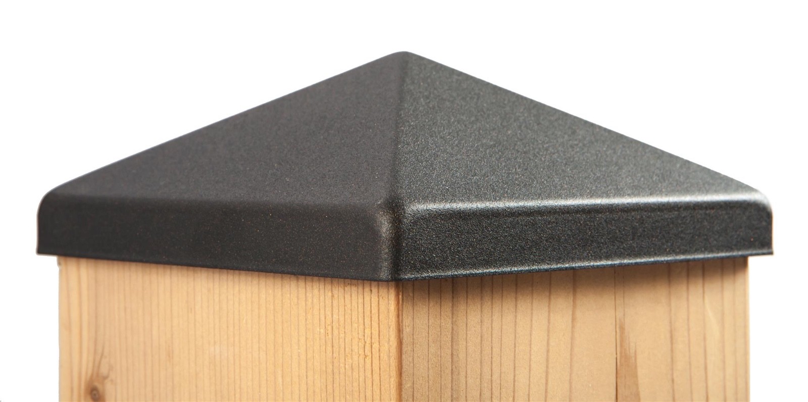 Apex 6x6 Pyramid Post Cap - Matte Bronze (5 1/2" x 5 1/2") for Deck and Fence Po