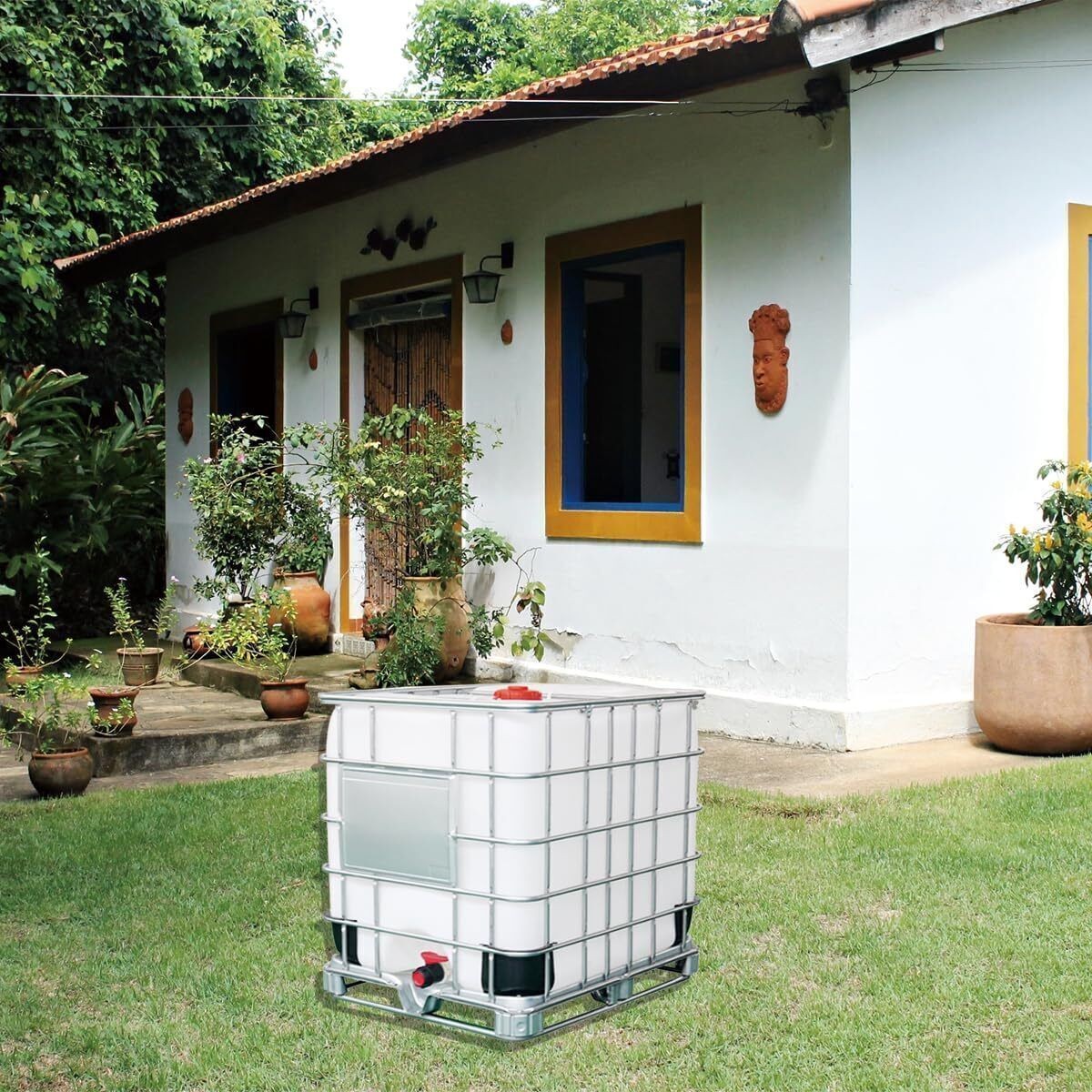 IBC Tote Cove 275 Gallon IBC Water Storage Barrel Liner Bags1000 Liter Rain ....