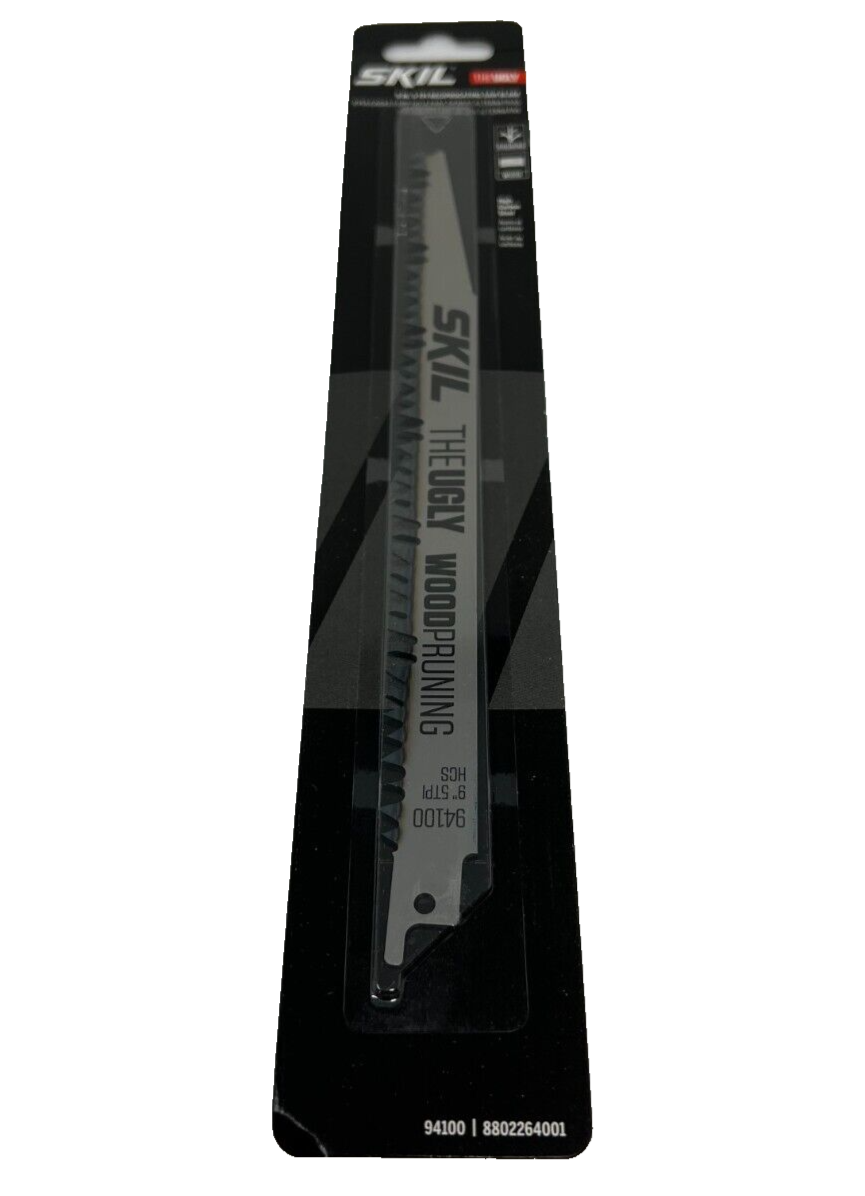 1 NIP SKIL 9 in. Carbon Steel Reciprocating Saw Blade 5 TPI THE UGLY Blade
