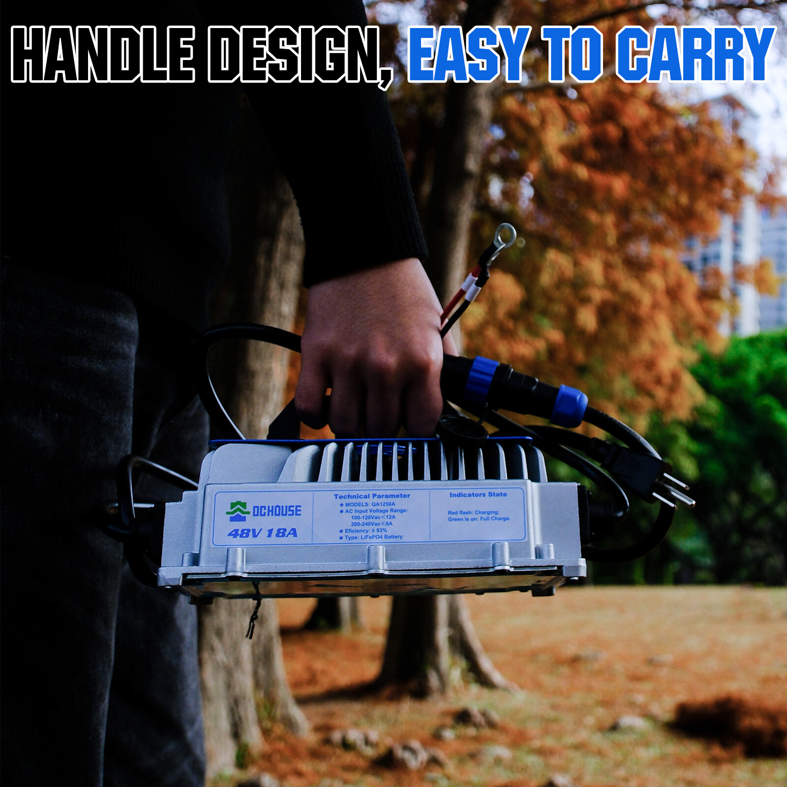 48V 100Ah Lithium Golf Cart Battery with 18A Charger Golf Cart, Trolling Motor