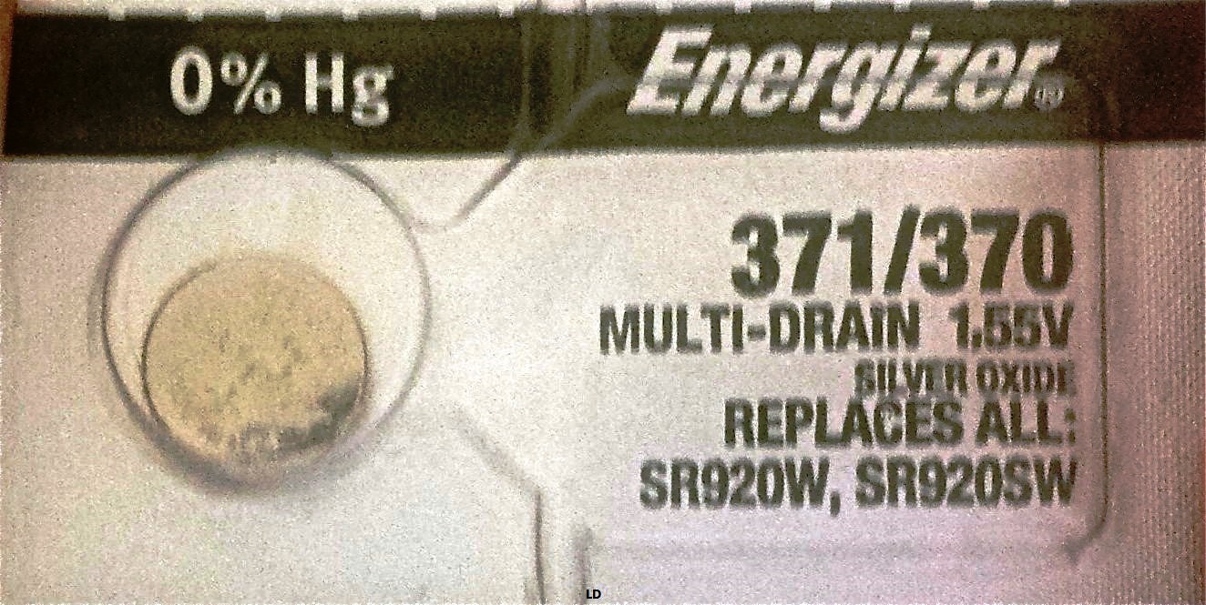 ENERGIZER 371 370 SR920W SR920SW (5 Pieces) Brand New Battery Authorized Seller
