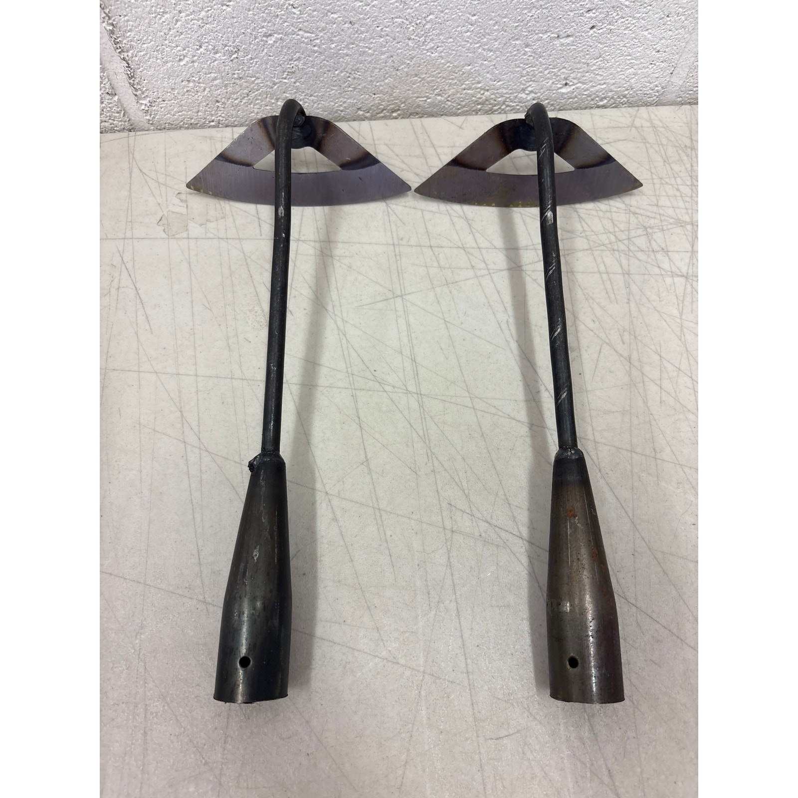 LOT-OF-2 Garden Hoe All-Steel Hardened Hollow Hoe Weeding, Garden Edger Weeder