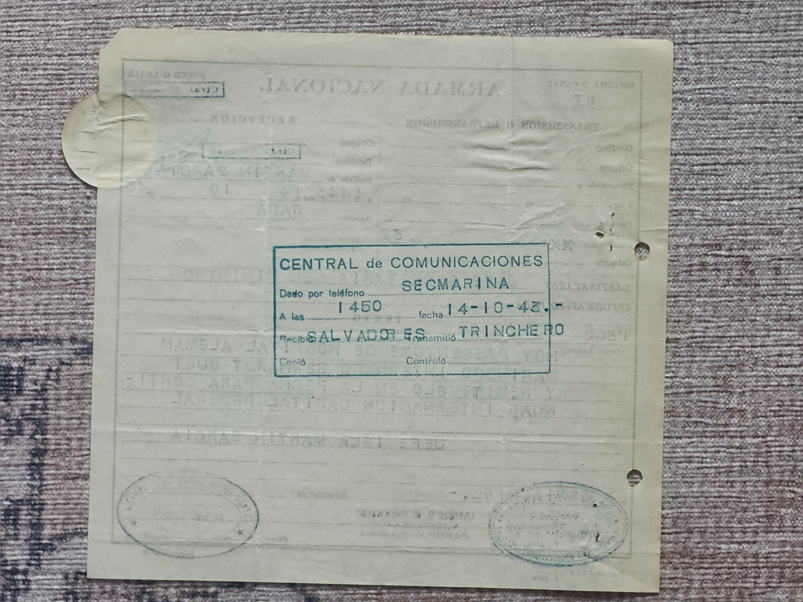 WW2 Germany. Interned sailors, "Admiral Graf Spee" #2