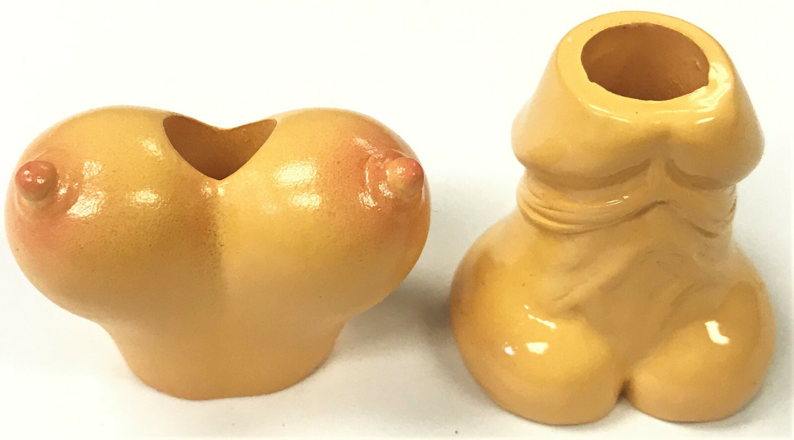 Eclipse Novelty Ceramic Risque Cigarette Snuffer, 2ct, Smoke Head Stop, BUTTMF