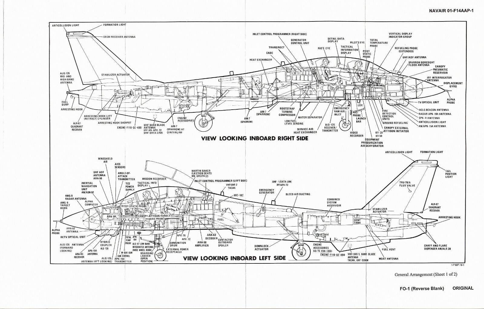 F-14B Tomcat 1997 NATOPSS Flight Manual Pilot's Handbook - CD