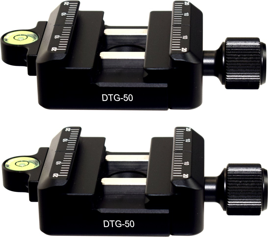 2 x DTG-50 50mm Clamp Picatinny/Arca/RRS Compatible Desmond Photographic