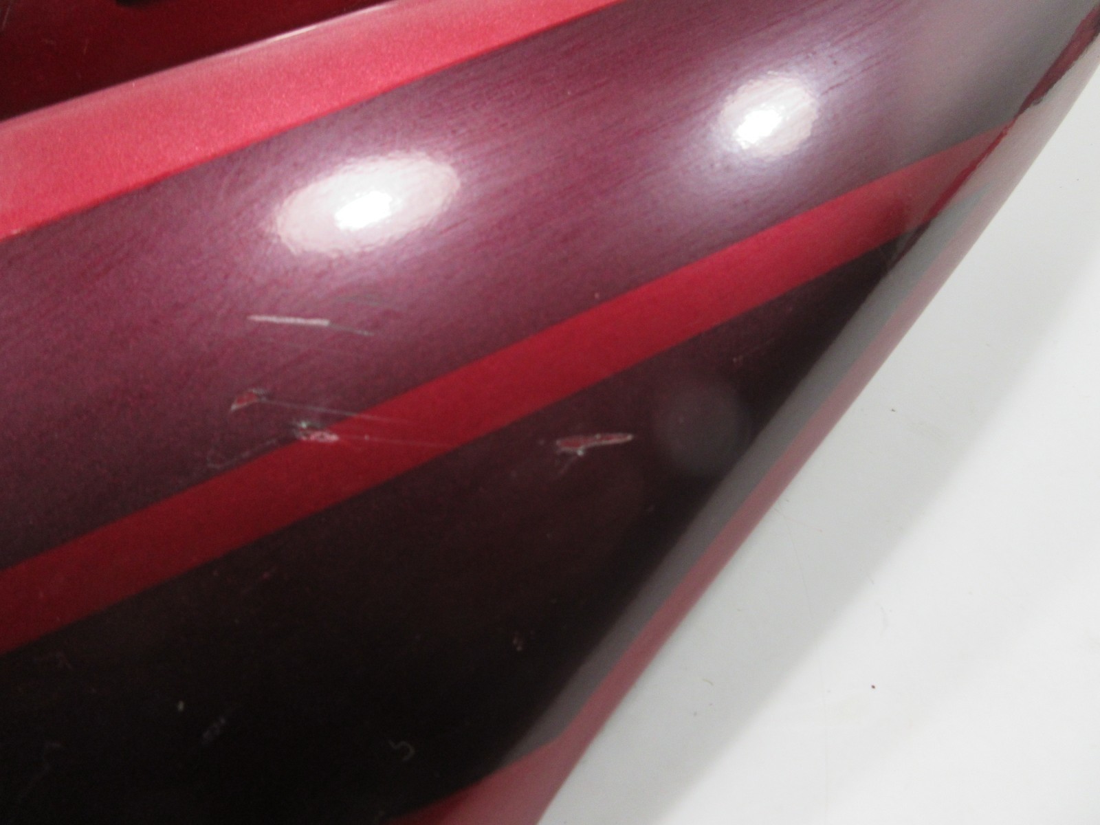 OEM HONDA 2005 F-12X TURBO AQUATRAX GPS BURGUNDY RED FRONT HOOD ASSEMBLY & LATCH