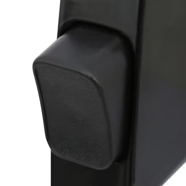 Push Button Screen Storm Door Latch Handle Set Night Lock Lever Metal Door Black