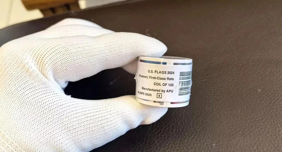 Class 1 rolls of 100 USPS - Postage Free Ship!!-100 PCS-New sealed