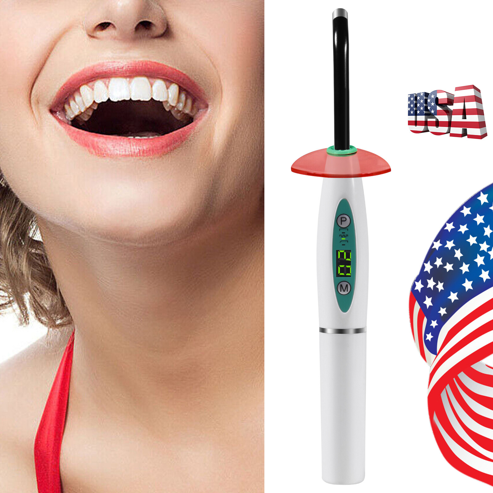 Dental Cordless LED Curing Light 5W Cure Lamp